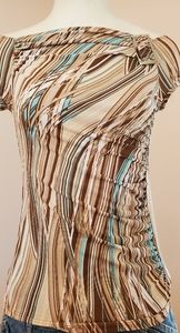 Vintage Janette Short Sleeve Top SZ-S